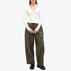 Good American Women's Cotton Pointelle Cardigan in White