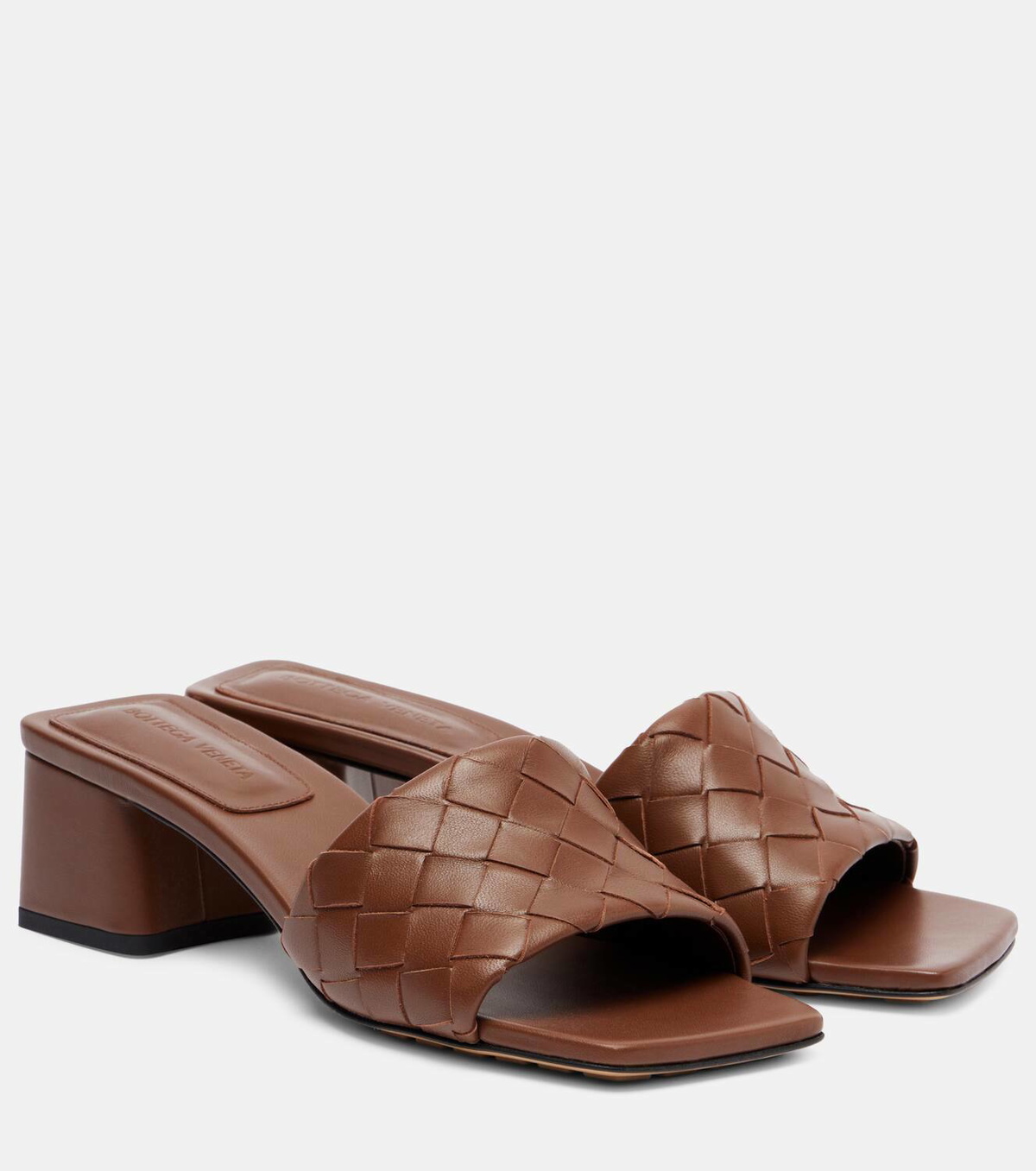 Bottega Veneta Parco 45 Intrecciato leather mules Bottega Veneta display picture 3