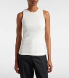 Bottega Veneta Patch-appliqué cotton-blend jersey tank top