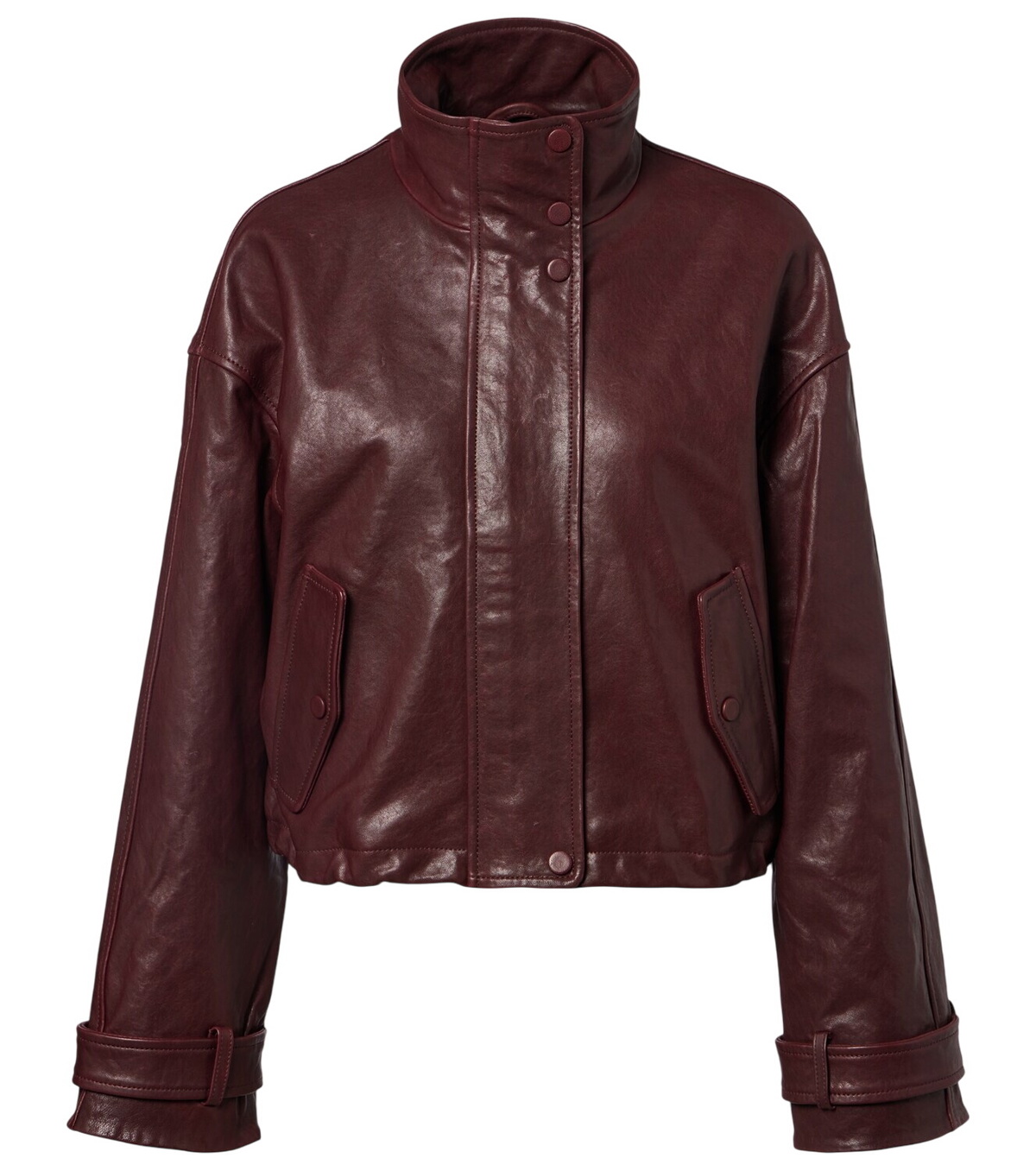 NAMACHEKO『TAILORED BIKER JACKET』XS Namacheko Brown Wool Tailored Biker Jacket Namacheko