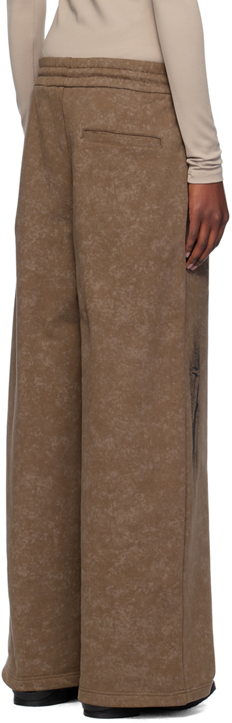 Feng Chen Wang Brown Trompe L'œil Sweatpants