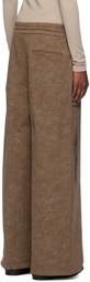 Feng Chen Wang Brown Trompe L'œil Sweatpants