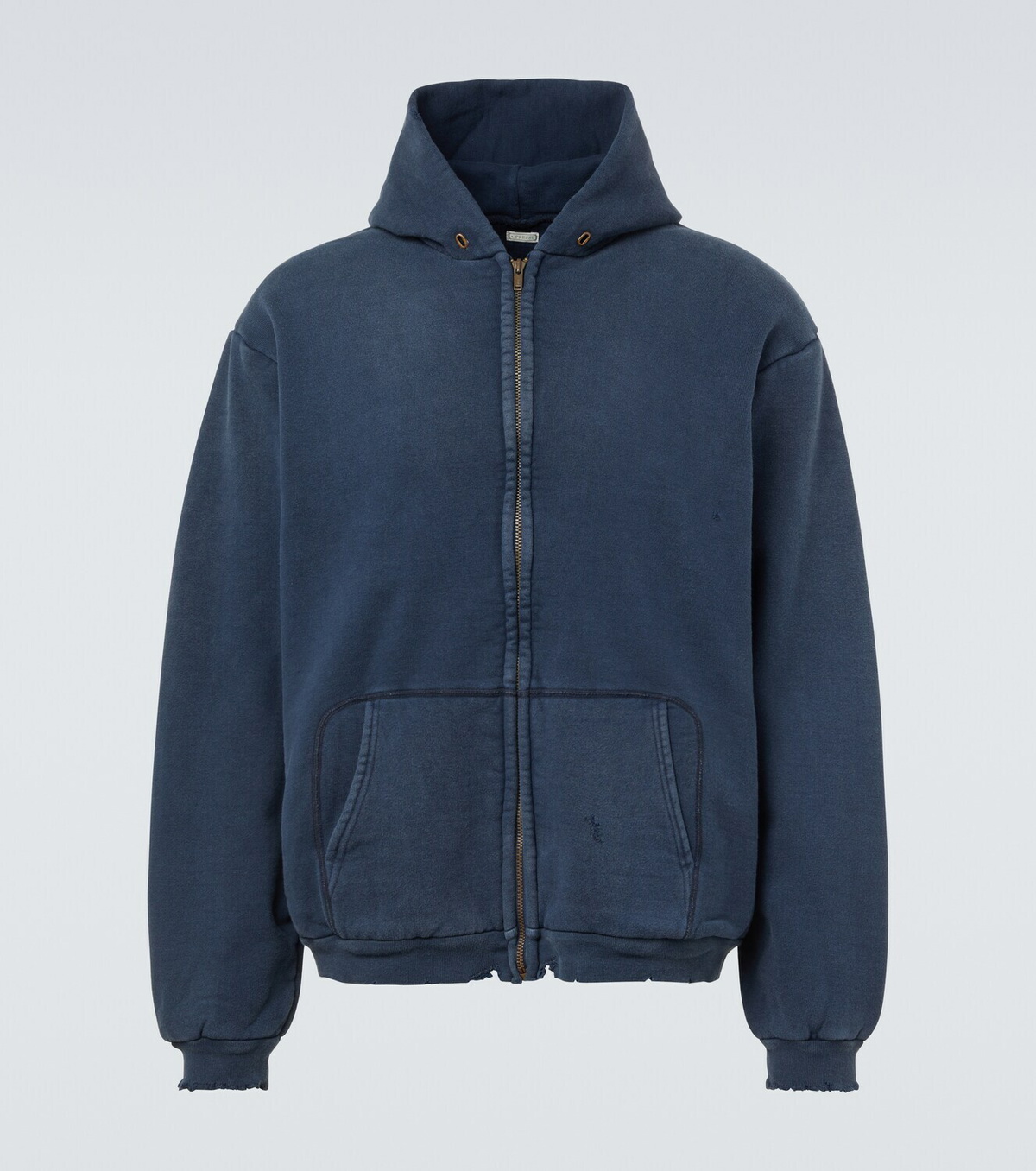 A.Presse Vintage cotton zip-up hoodie