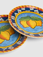 DOLCE & GABBANA Set Of 2 Limoni Fruit Plates