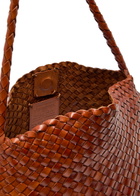 Dragon Diffusion Santa Maria Woven Leather Shoulder bag - Tan - One Size