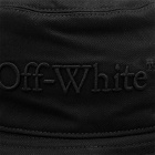 Off-White Women's Strap Logo Bucket Hat in Black