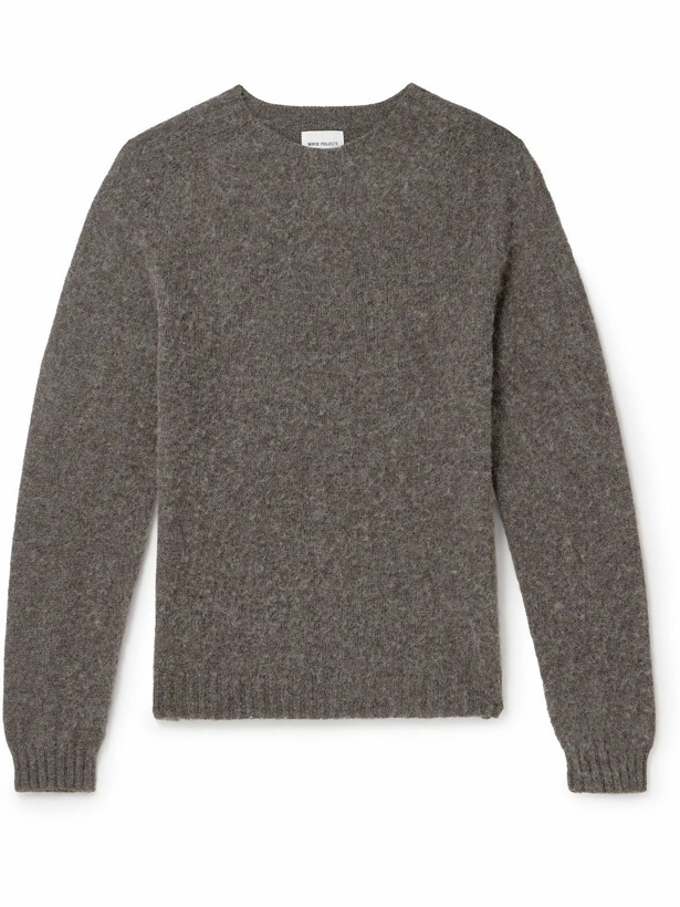 Photo: Norse Projects - Birnir Brushed Wool Sweater - Neutrals
