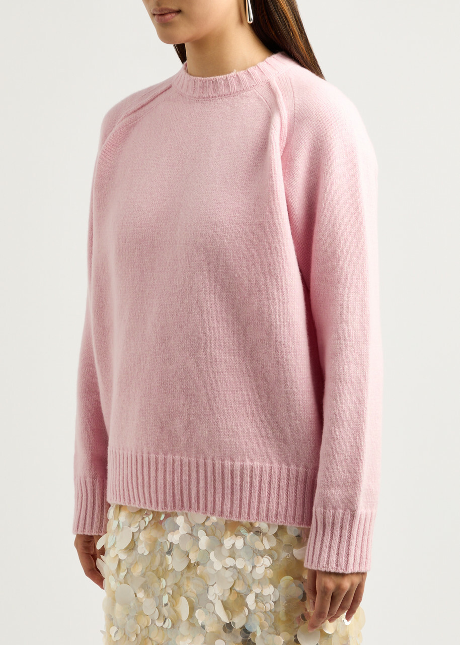 Rohe Wool-blend Jumper Pink Light