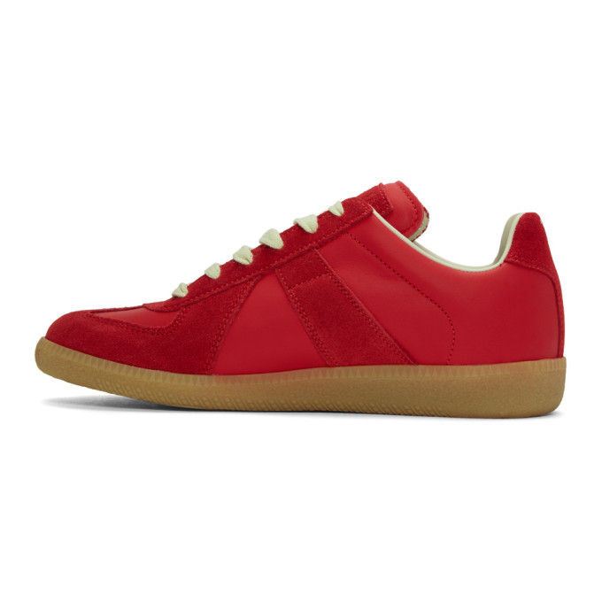 Maison Margiela SSENSE Exclusive Red Replica Sneakers Maison Margiela