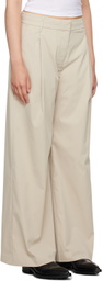 CAMILLA AND MARC Beige Simona Pants