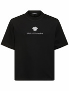 VERSACE Compact Cotton Jersey T-shirt