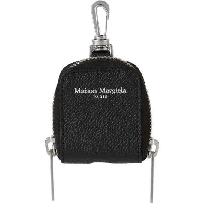 Photo: Maison Margiela Black Leather Logo AirPods Case