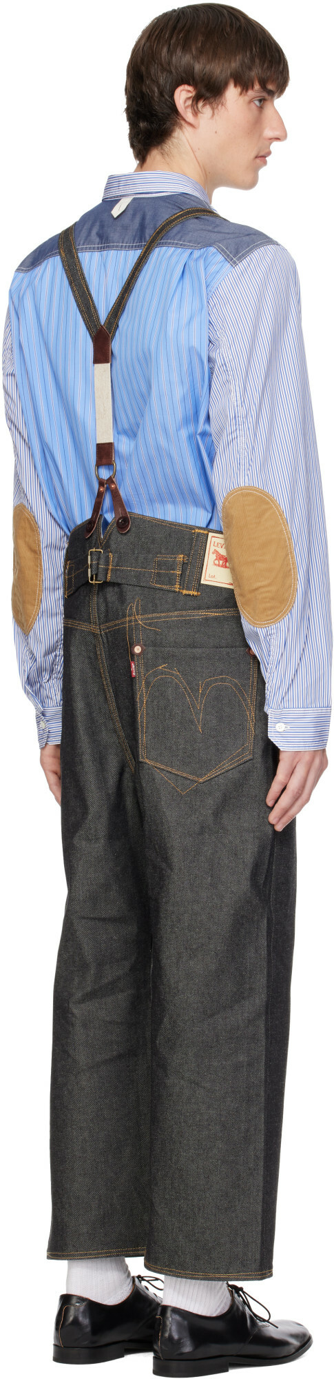 Junya Watanabe Black Levi's Edition Suspender Jeans