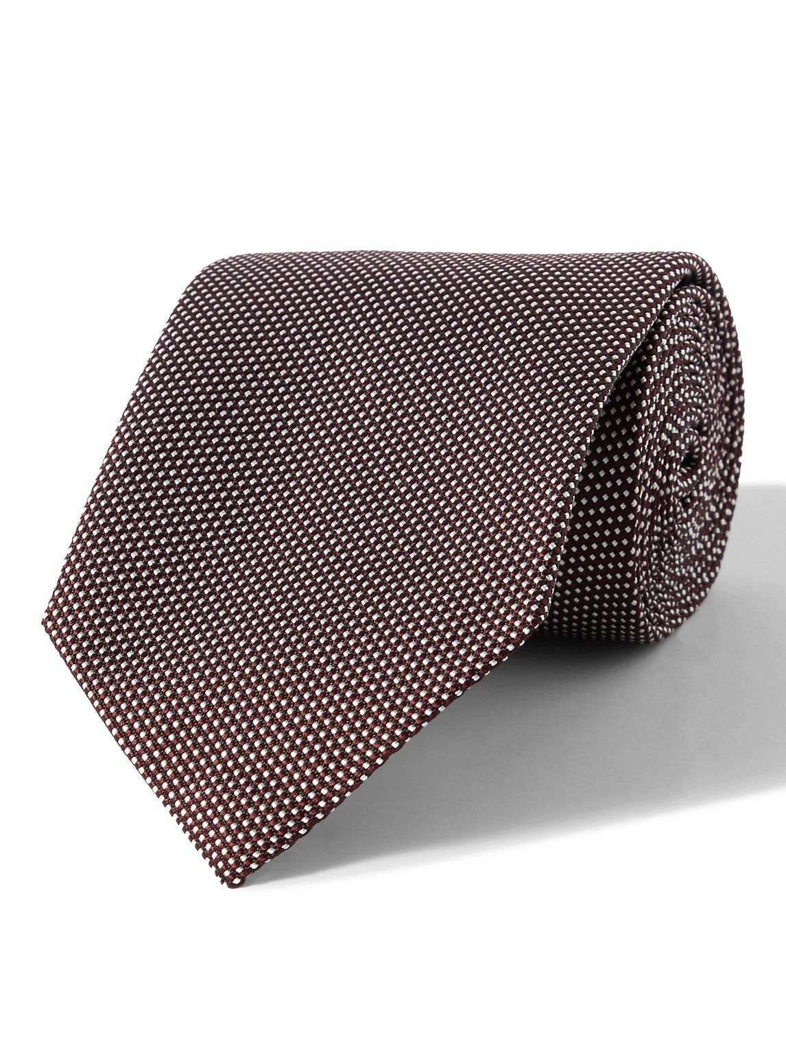 Cravate Tom Ford 100% Soie Italienne - Marron/Noir Melange - Neuf Avec étiquettes