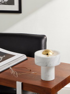 Tom Dixon - Stone Portable Marble and Gold-Tone LED Lamp