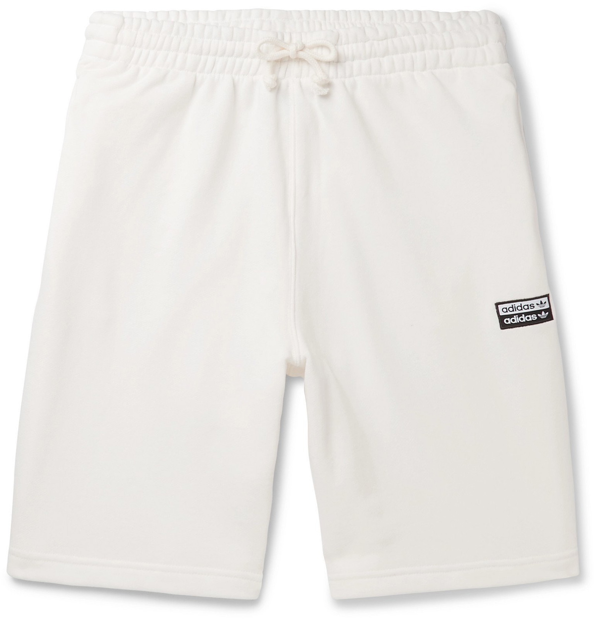 adidas Originals - R.Y.V. Logo-Appliquéd Cotton-Terry Shorts - White ...