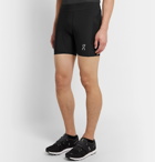 On - Hybrid 2-in-1 Stretch-Jersey Shorts - Black