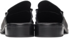 MISBHV Black Slip-On Penny Loafers