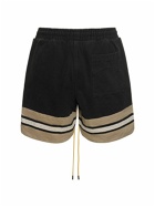 RHUDE - Logo Embroidered Cotton Shorts