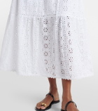 Melissa Odabash Larna broderie anglaise cotton midi dress