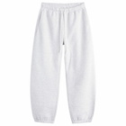 SKIMS Men's Fleece Lounge Relaxed Jogger in Light Heather Grey