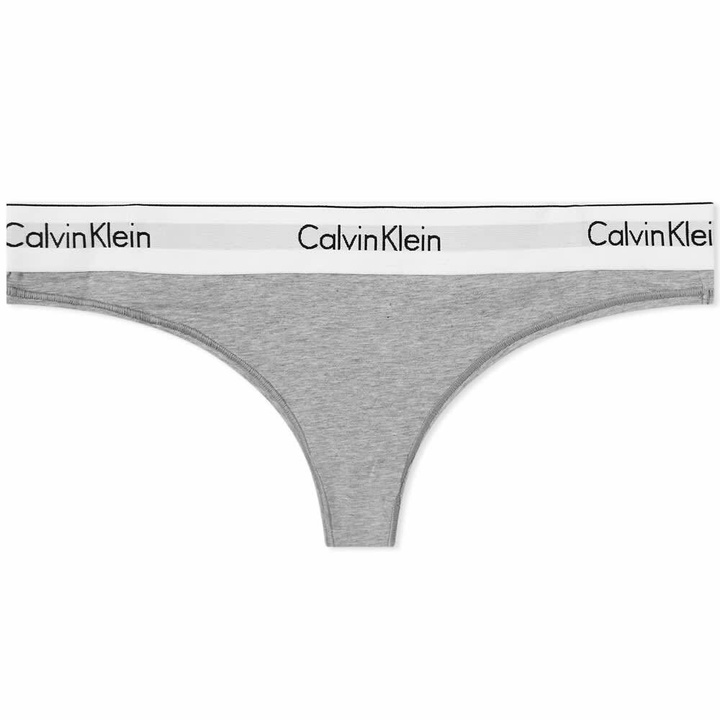 Photo: Calvin Klein Women's Thong in Grey