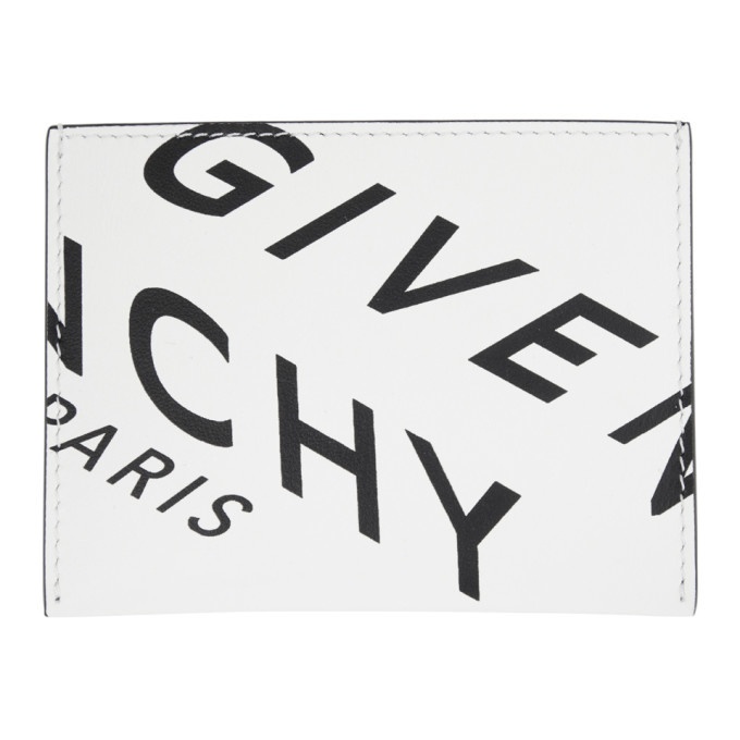Photo: Givenchy White and Black Logo 3CC Card Holder