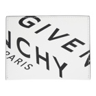 Givenchy White and Black Logo 3CC Card Holder
