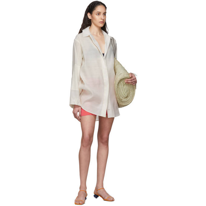 Jacquemus Pink Le Short Arancia Shorts