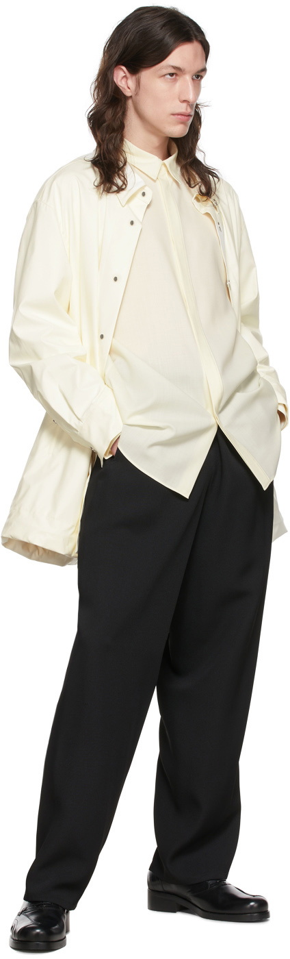 OVERCOAT Off-White Wool Shirt