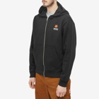 Kenzo Paris Men's Boke Flower Crest Fz Popover Hoody in Black