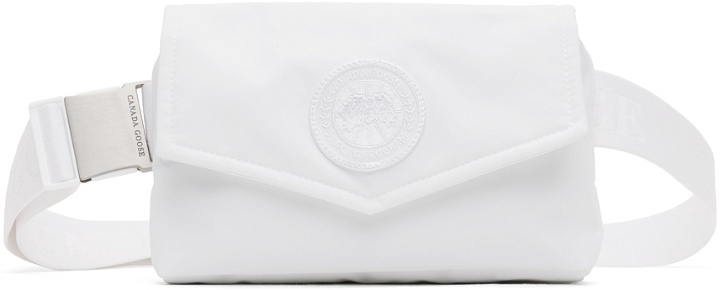 Photo: Canada Goose White Mini Waist Pack Belt Bag
