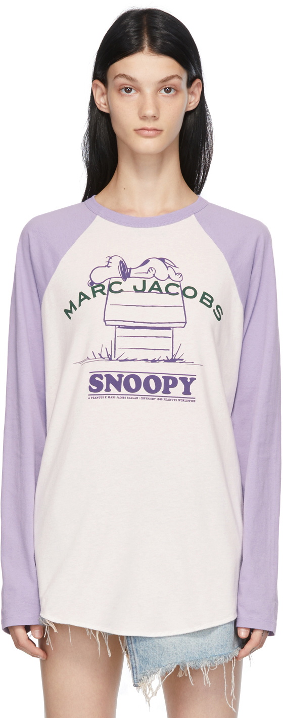 Marc Jacobs Purple Peanuts Edition 'Rest Of My Life' Long Sleeve T