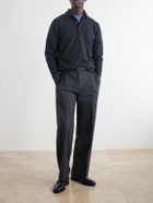 William Lockie - Wool Polo Sweater - Gray