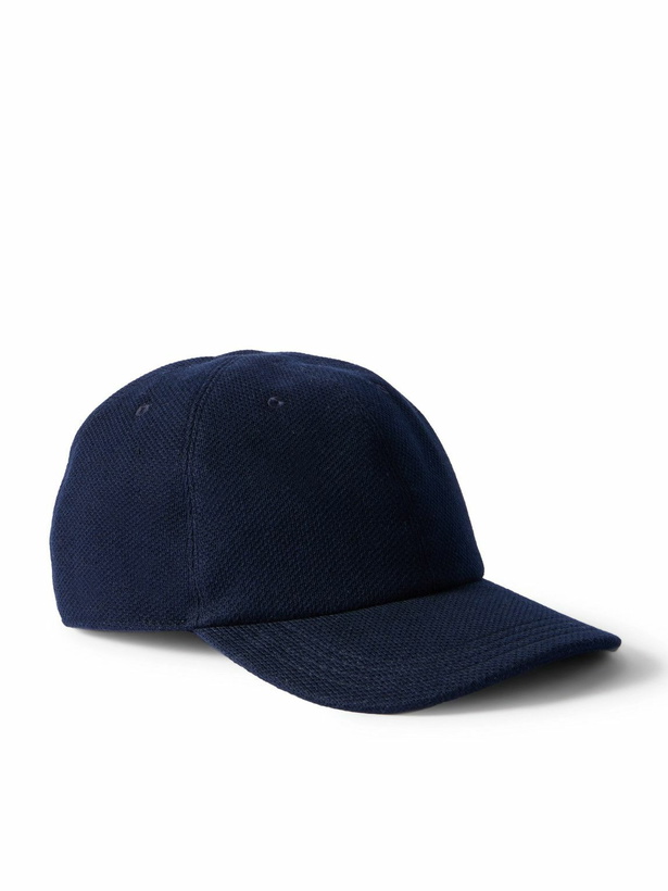 Photo: Kiton - Logo-Embroidered Cotton-Piqué Baseball Cap