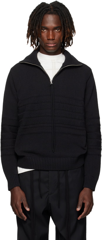 Photo: Craig Green Black Tape Knit Polo
