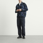 Universal Works Men's Madras Patchwork Duty Jacket in Navy