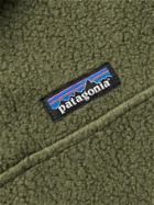 PATAGONIA - Logo-Appliquéd Recycled Fleece Sweatshirt - Green