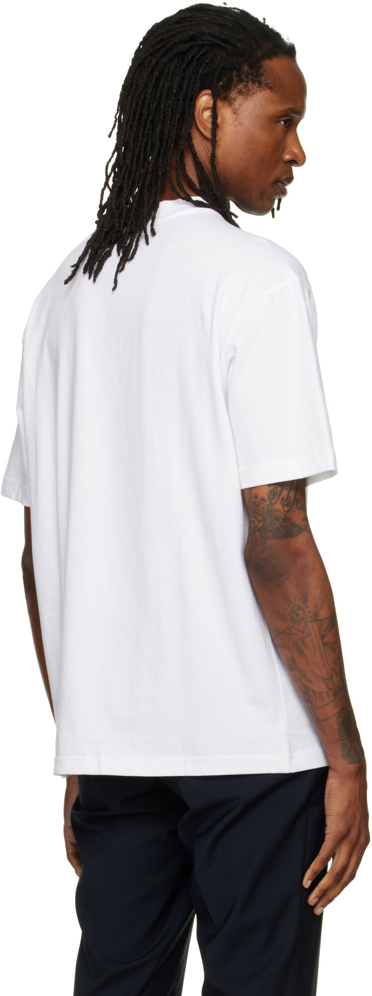 BOSS White 'BOSS' T-shirt