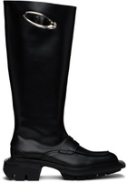 untitlab® Black Reel Ring Boots