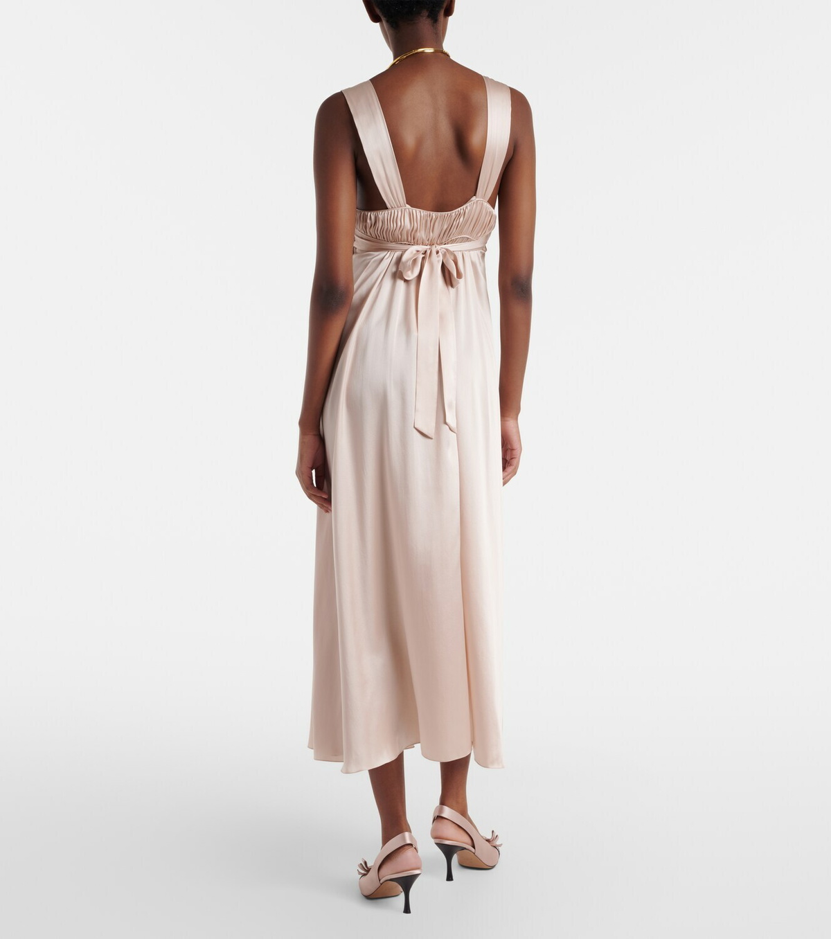 Chloé Silk midi dress