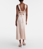 Chloé Silk midi dress