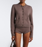 Magda Butrym Ribbed-knit cotton shorts