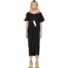 Facetasm Black and White Tape T-Shirt Dress
