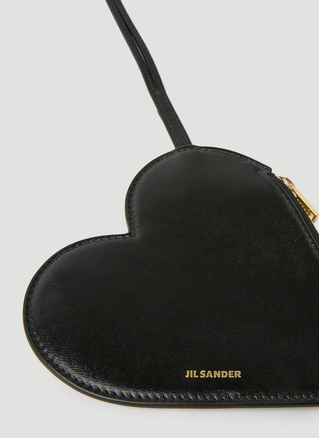 Jil Sander - Heart Pouch in Black Jil Sander