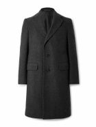 Caruso - Brushed Wool-Blend Overcoat - Gray