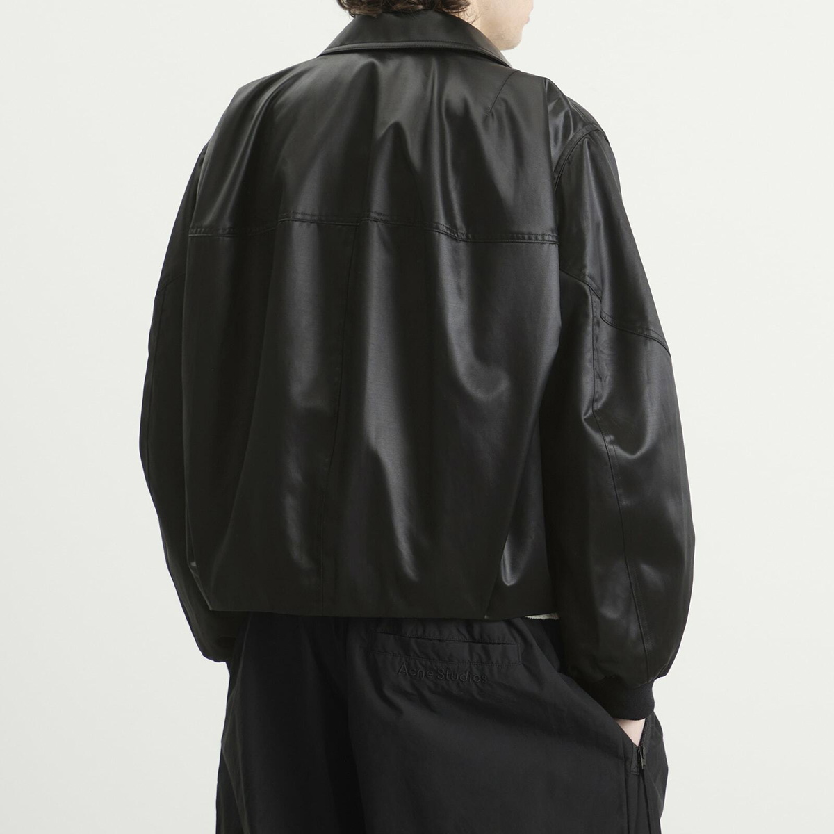 Willy Chavarria Men's Opera Bomber Jacket in Black
