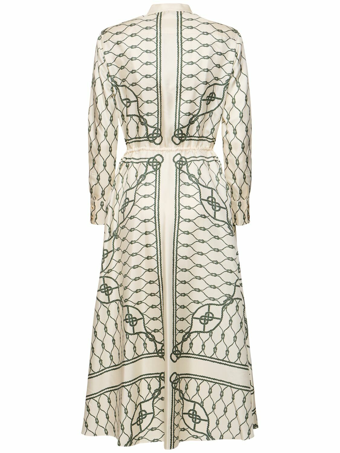 シルクワンピース★Tory Burch★LONG SILK PRINTED DRESS Printed Silk Shirtdress: Women's Designer Dresses | Tory Burch