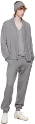 Frenckenberger Grey Cashmere Medium Cardigan