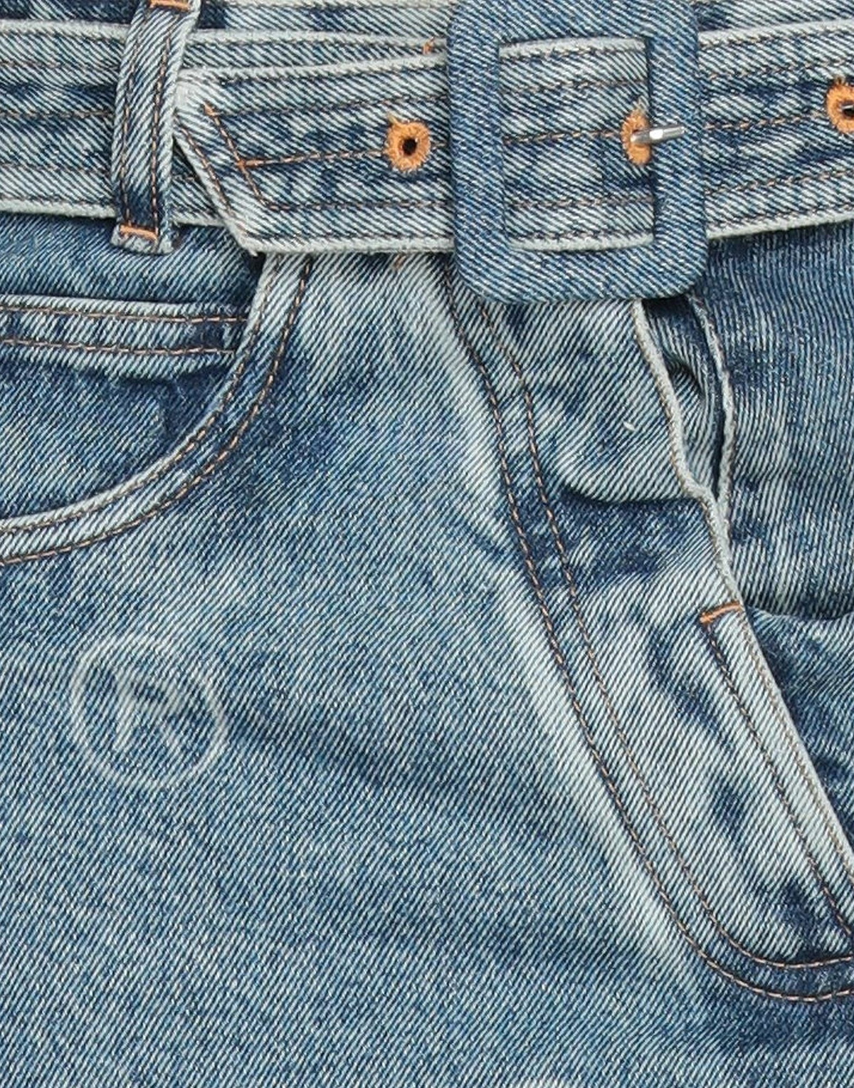 Martine Rose Womens Denim skirt in Blue